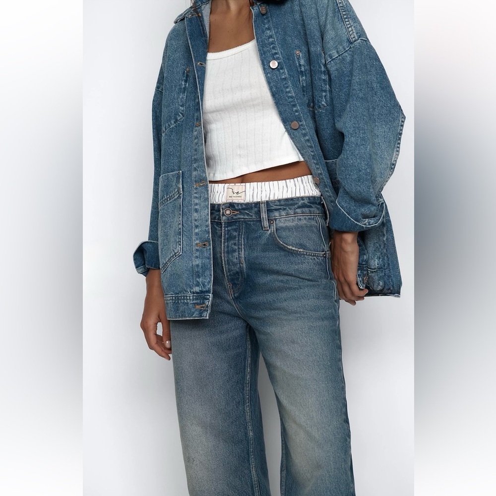 We The Free Avery Denim Jacket - NWOT - Picture 5 of 7